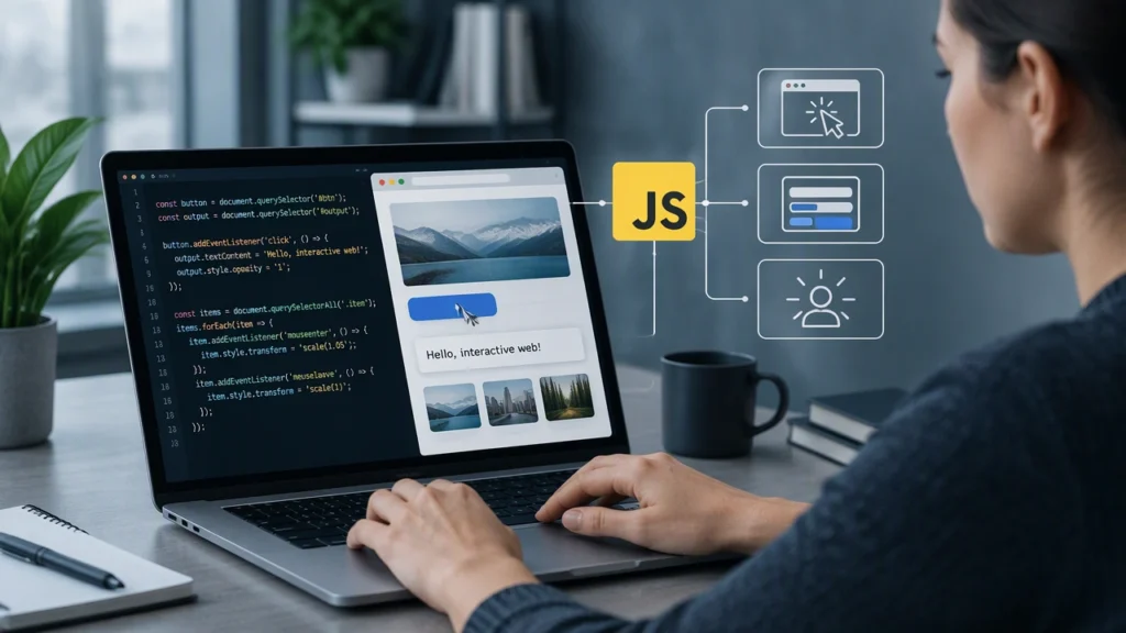JavaScript là gì: Chức năng và lý do khiến website trở nên tương tác